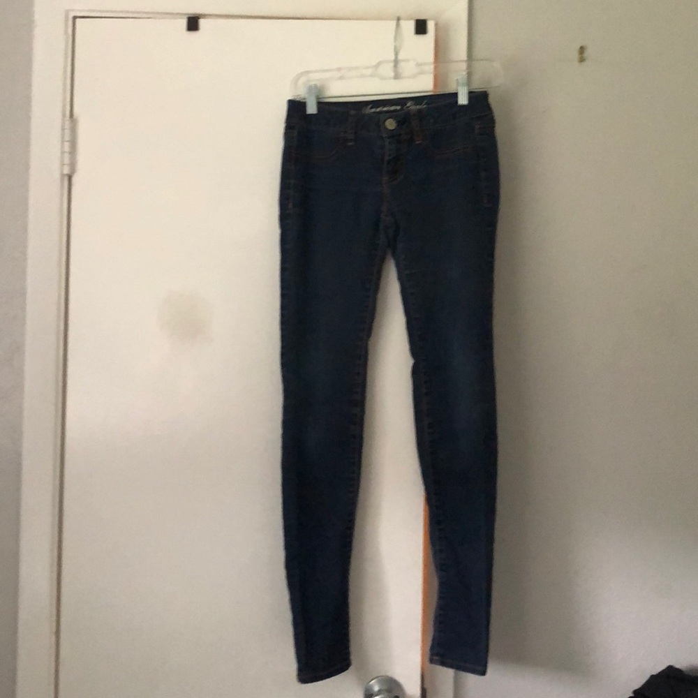 American Eagle blue jean leggings